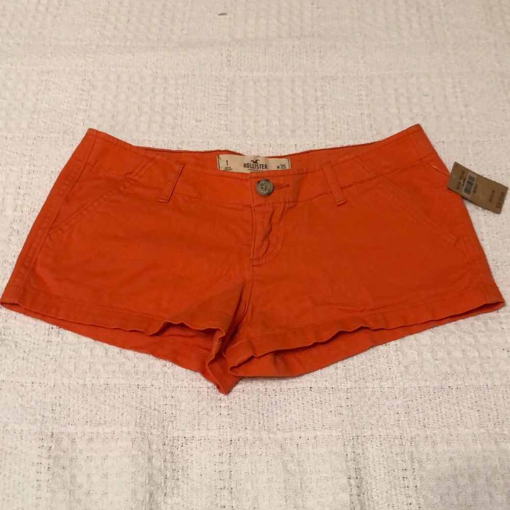Orange Hollister Shorts